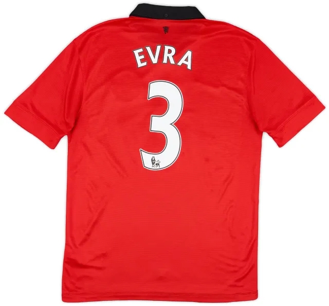 Nike 2013-14 Manchester United Home Shirt Evra #3 - 8/10 - (M)