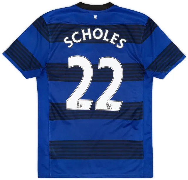 Nike 2011-13 Manchester United Away Shirt Scholes #22 - 5/10 - (S)