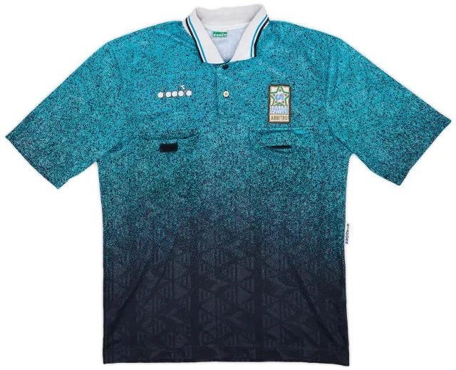 1990s Italy 'Centro Sportivo Italiano' Diadora Referee Shirt - 7/10 - (L)