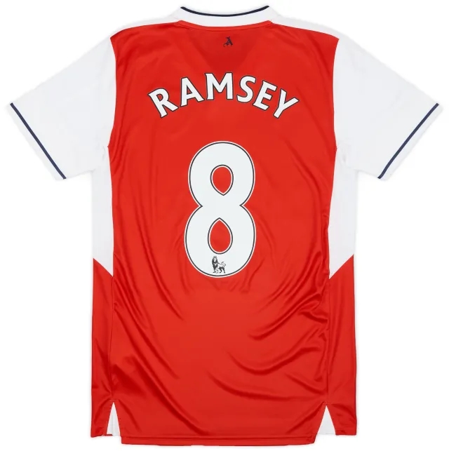 Puma 2016-17 Arsenal Home Shirt Ramsey #8 - 7/10 - (S)