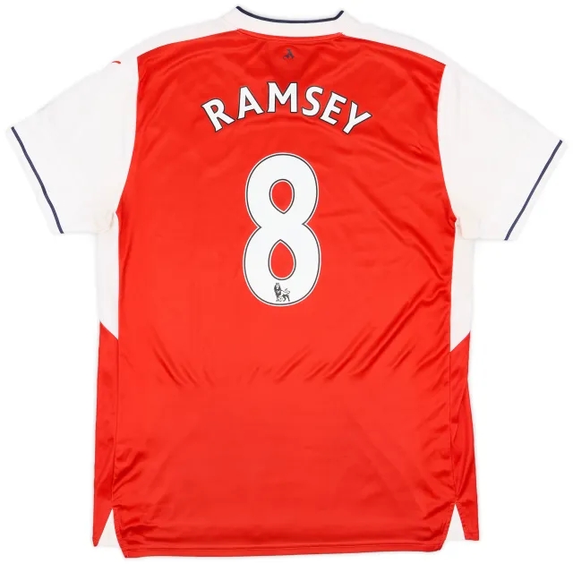 Puma 2016-17 Arsenal Home Shirt Ramsey #8 - 8/10 - (XL)