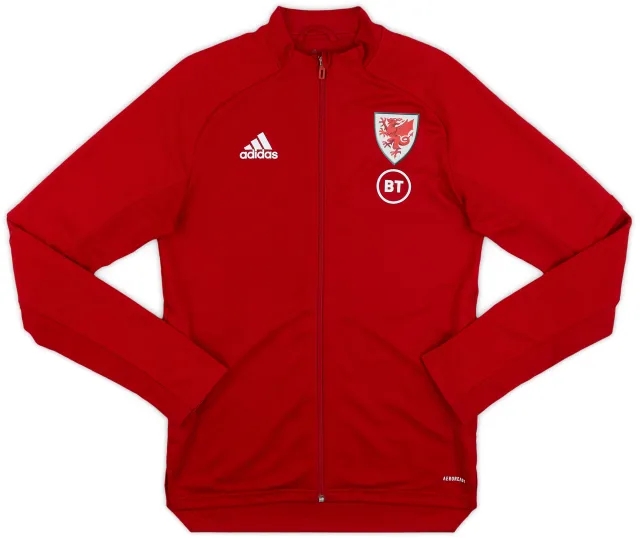 2018-19 Wales adidas Training Jacket - As New - (M)