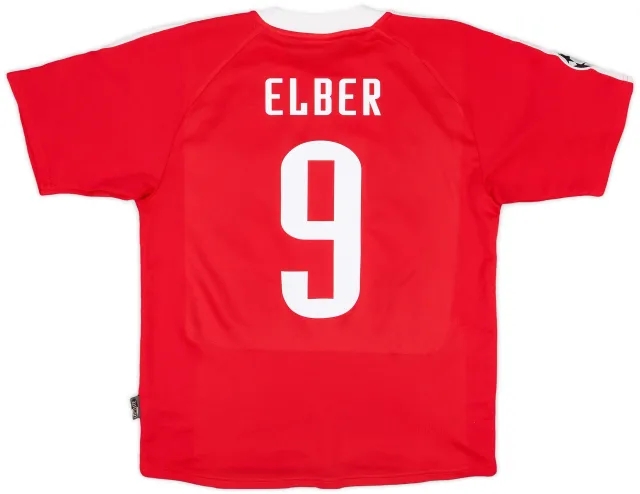 adidas 2000-01 Bayern Munich CL Home Shirt Elber #9 - 8/10 - (S)