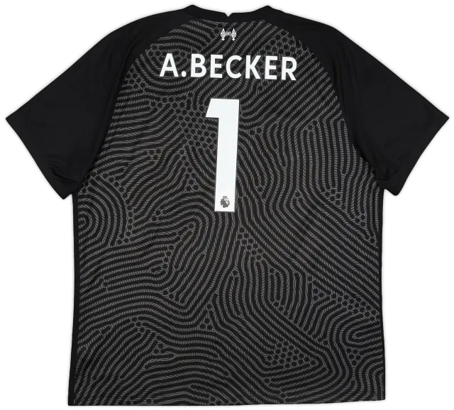 Nike 2020-21 Liverpool GK S/S Shirt A.Becker #1 - 8/10 - (XXL)