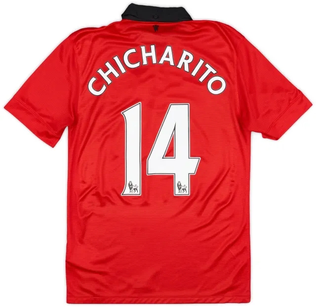 Nike 2013-14 Manchester United Home Shirt Chicharito #14 - 8/10 - (S)