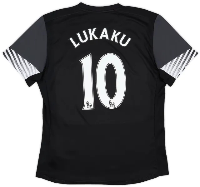 Umbro 2014-15 Everton Away Shirt Lukaku #10 - 8/10 - (L)
