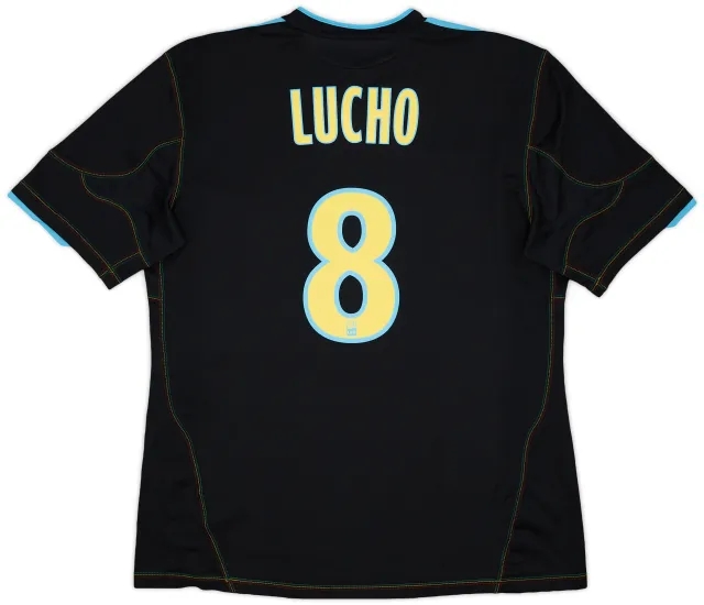 adidas 2010-11 Olympique Marseille Third Shirt Lucho #8 - 8/10 - (L)