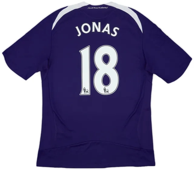 adidas 2008-09 Newcastle Away Shirt Jonas #18 - 6/10 - (L)