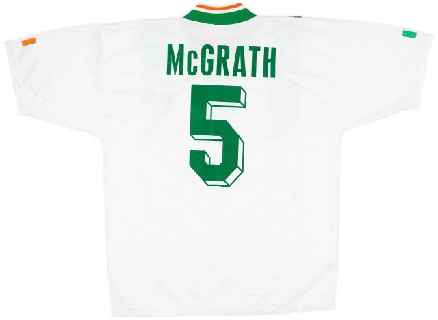 adidas 1994 Ireland Away Shirt McGrath #5 - 8/10 - (L)