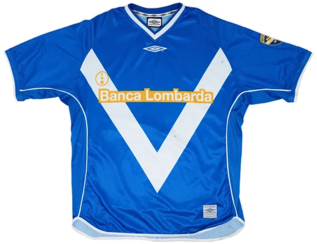 Umbro 2002-03 Brescia Home Shirt - 5/10 - (XL)