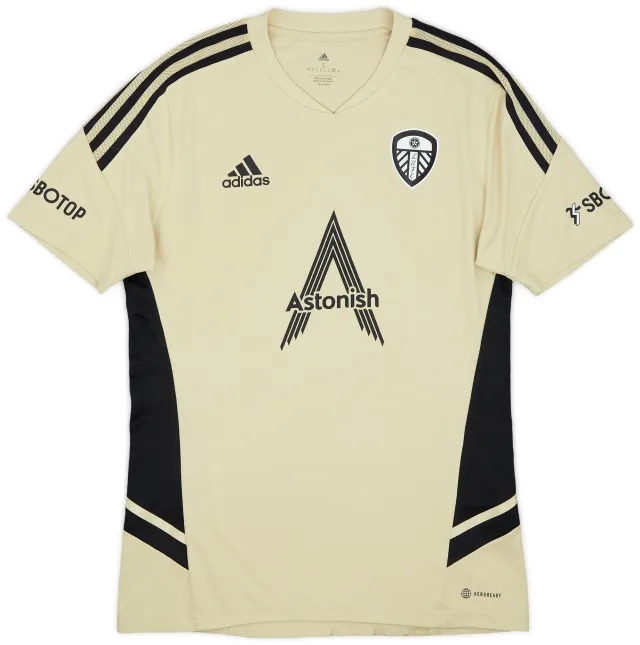2022-23 Leeds United adidas Training Shirt - 9/10 - (S)