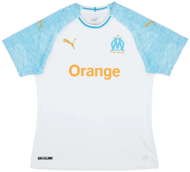 Puma 2018-19 Olympique Marseille Home Shirt - 5/10 - (Women's M)