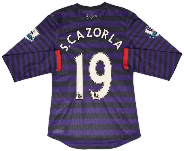 Nike 2012-13 Arsenal Match Issue Away L/S Shirt S. Cazorla #19