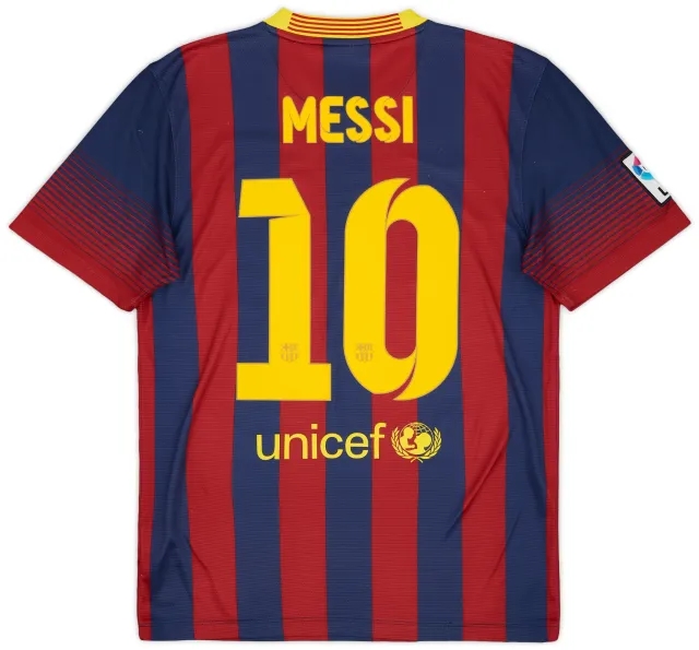 Nike 2013-14 Barcelona Home Shirt Messi #10 - 9/10 - (S)