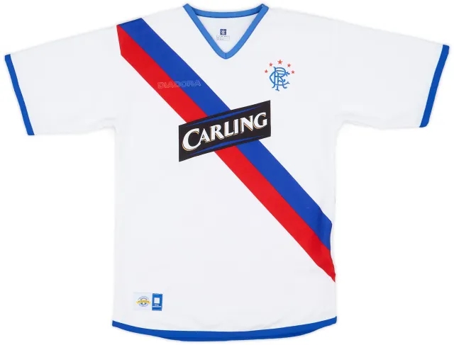 Diadora 2004-05 Rangers Away Shirt - 4/10 - (M.Boys)