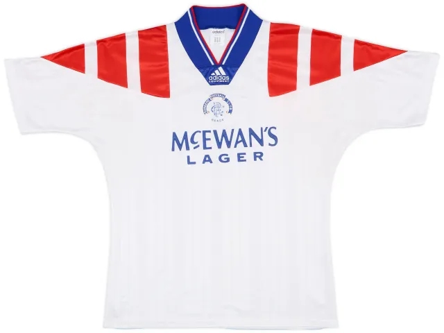 adidas 1992-93 Rangers Away Shirt - 6/10 - (M)