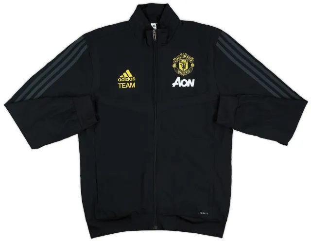 2019-20 Manchester United adidas Staff Issue Track Jacket - 9/10 - (S)