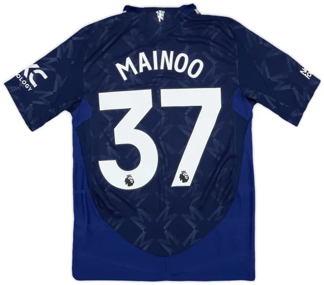 adidas 2024-25 Manchester United Authentic Away Shirt Mainoo #37 (S)