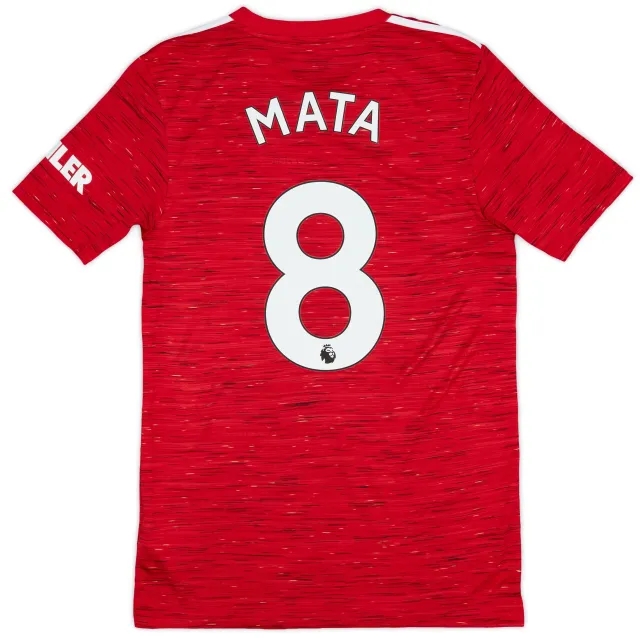 adidas 2020-21 Manchester United Home Shirt Mata #8 - 10/10 - (S)