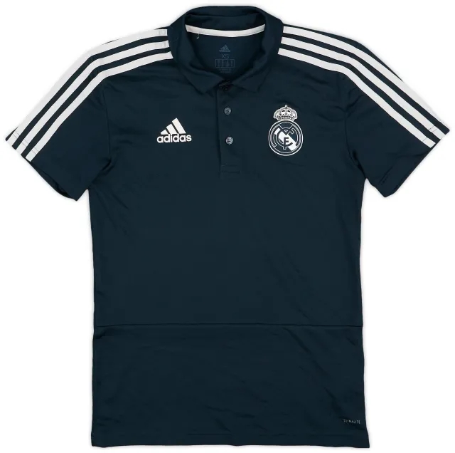2018-19 Real Madrid adidas Polo Shirt - 9/10 - (XS)