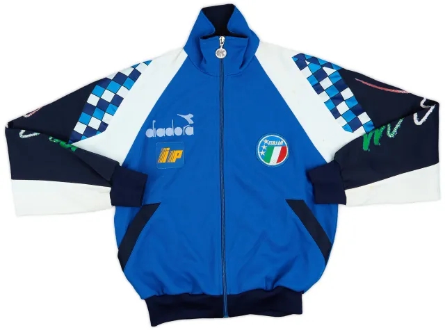 1990 Italy Diadora Track Jacket - 4/10 - (S)