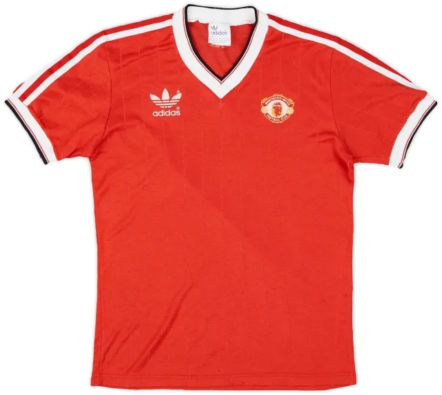 adidas 1982-84 Manchester United Home Shirt - 9/10 - (S)