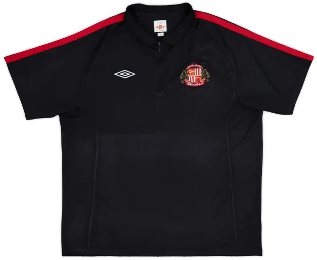 2011-12 Sunderland Umbro 1/4 Zip Polo Shirt - 7/10 - (XXL)