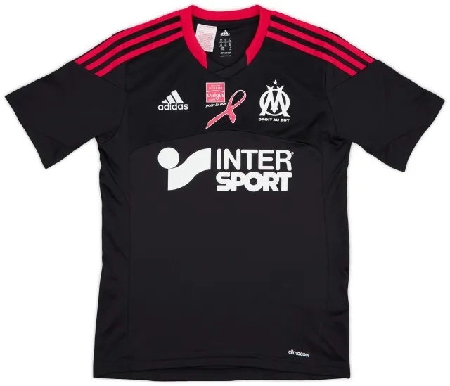 adidas 2012 Olympique Marseille Special 'Contre le Cancer' Shirt - 8/10 - (XS)