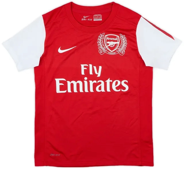 Nike 2011-12 Arsenal Home Shirt - 9/10 - (S.Boys)