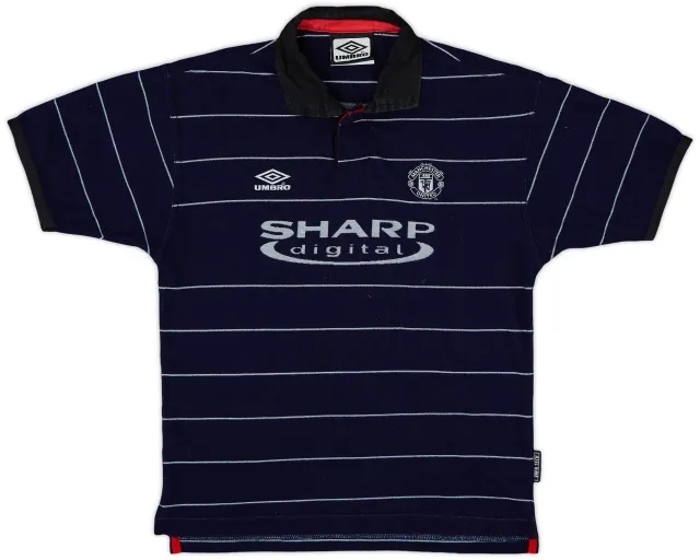 Umbro 1999-00 Manchester United Away Shirt - 9/10 - (M.Boys)
