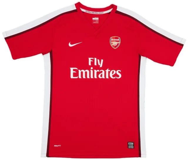 Nike 2008-10 Arsenal Home Shirt - 7/10 - (XL.Boys)
