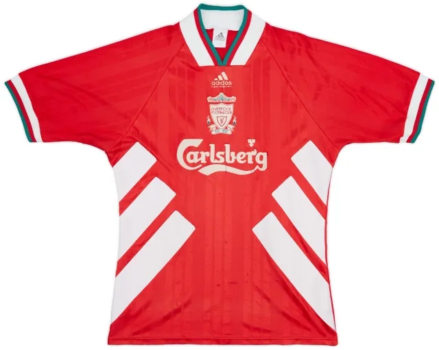 adidas 1993-95 Liverpool Home Shirt - 5/10 - (M)
