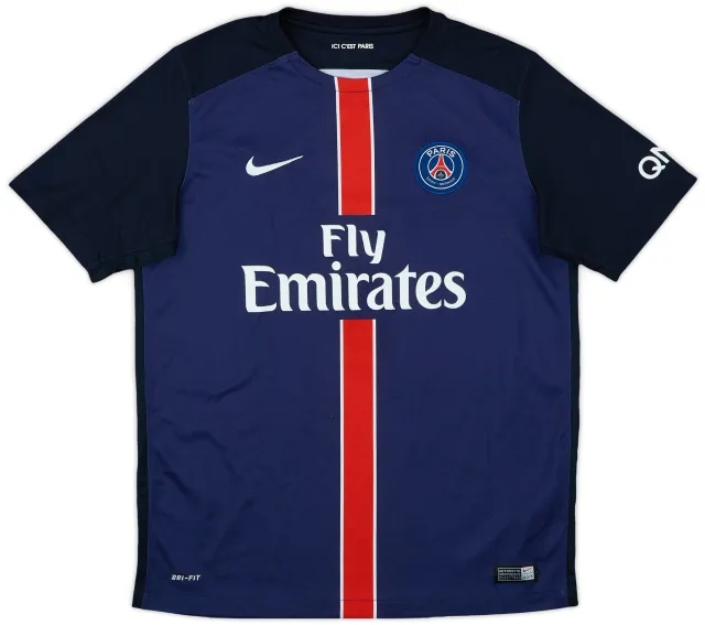 Nike 2015-16 Paris Saint-Germain Home Shirt - 9/10 - (XL.Boys)