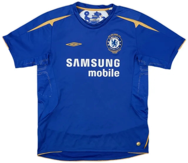 Umbro 2005-06 Chelsea Centenary Home Shirt - 10/10 - (L.Boys)