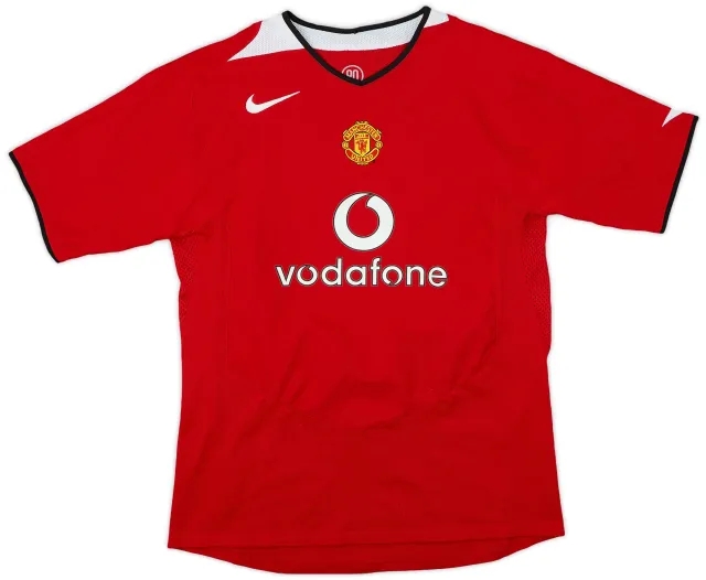 Nike 2004-06 Manchester United Home Shirt - 9/10 - (XL.Boys)