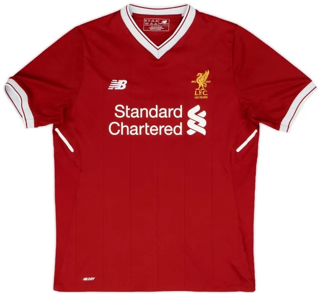 NewBalance 2017-18 Liverpool 125 Years Home Shirt - 7/10 - (XL.Boys)