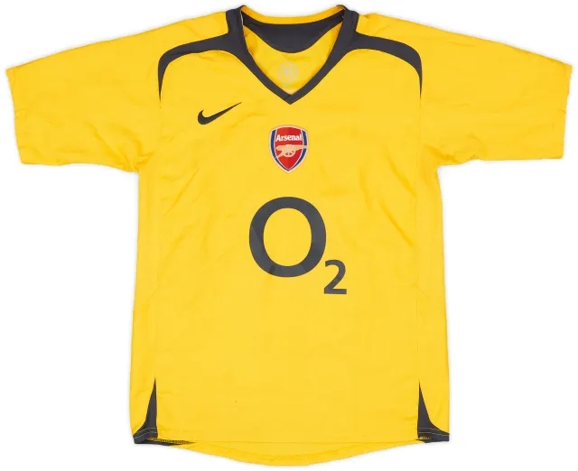 Nike 2005-06 Arsenal Away Shirt - 8/10 - (M.Boys)