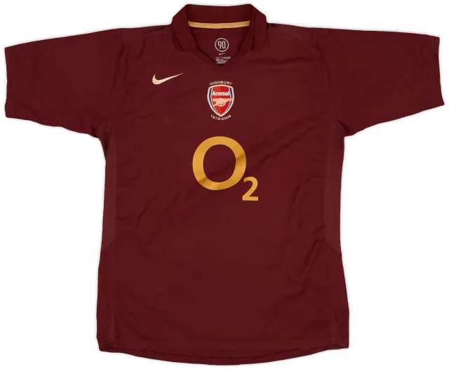 Nike 2005-06 Arsenal Home Shirt - 8/10 - (XL.Boys)