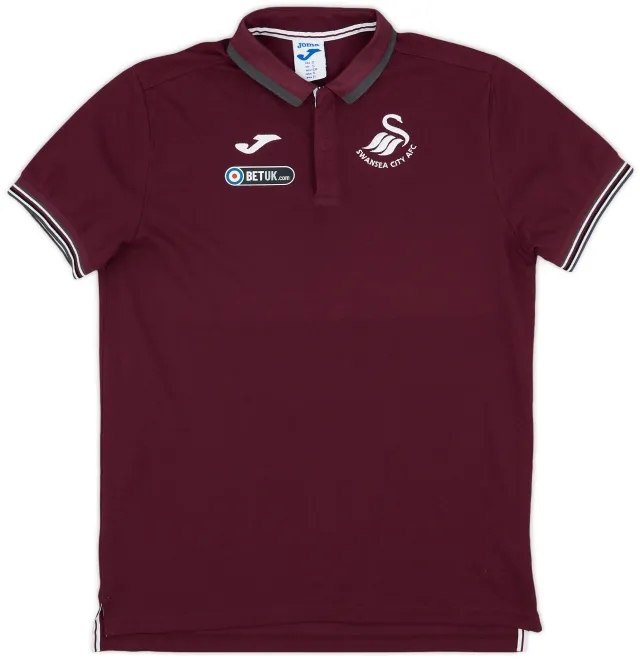 2018-19 Swansea Joma Polo Shirt - 9/10 - (S)