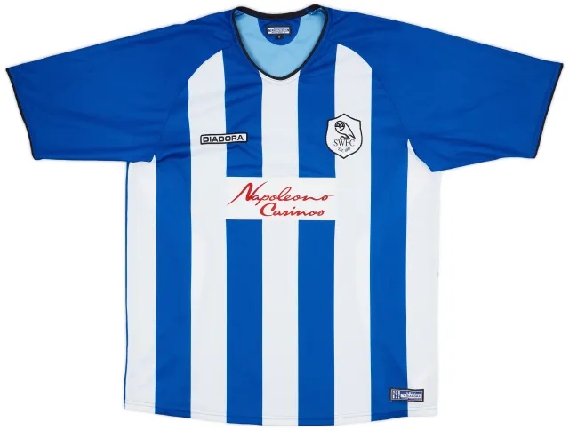 Diadora 2003-05 Sheffield Wednesday Home Shirt - 9/10 - (XL)