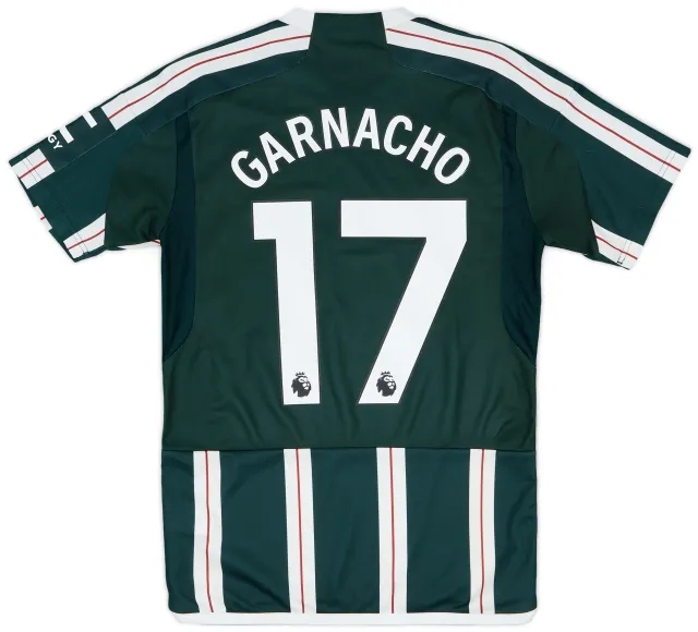 adidas 2023-24 Manchester United Away Shirt Garnacho #17 - 8/10 - (S)