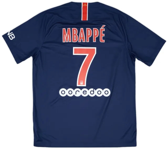 Nike 2018-19 Paris Saint-Germain Home Shirt Mbappe #7 - 8/10 - (L)