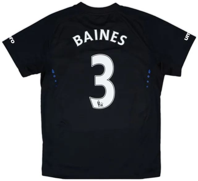Umbro 2014-15 Everton Away Shirt Baines #3 - 6/10 - (M)