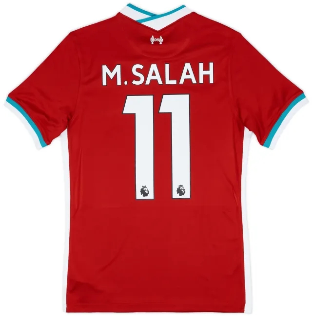 Nike 2020-21 Liverpool Home Shirt M.Salah #11 - 8/10 - (S)