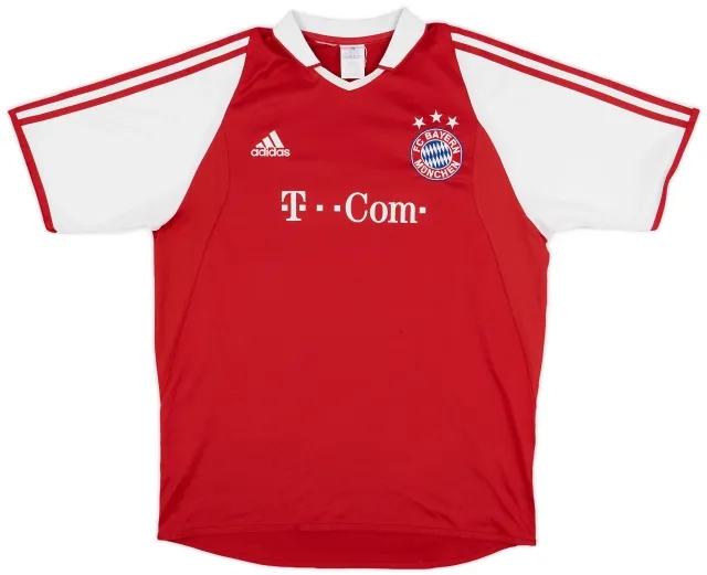 adidas 2004-05 Bayern Munich Home Shirt - 8/10 - (XL.Boys)