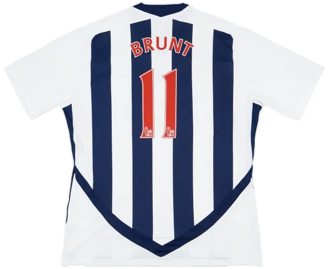 adidas 2011-12 West Brom Home Shirt Brunt #11 - 8/10 - (XXL)