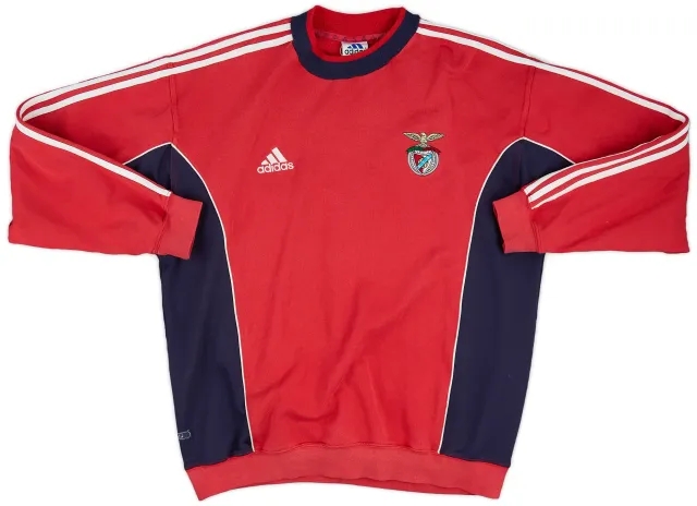 1999-00 Benfica adidas Sweat Top - 8/10 - (L)