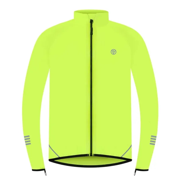 Proviz Men's Yellow Windproof Packable Cycling Jacket