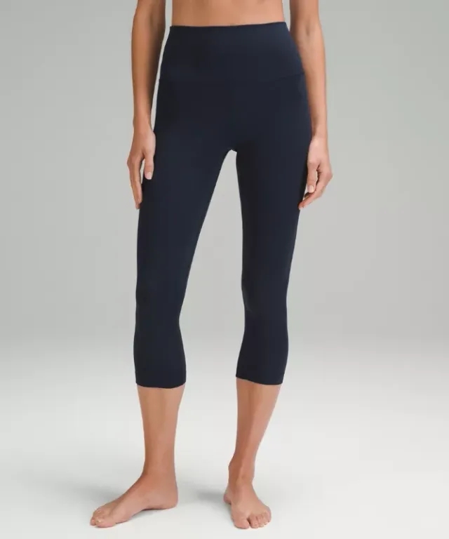 lululemon IE lululemon – Women's Align High-Rise Crop Leggings – 21 – Color Blue – Size 8