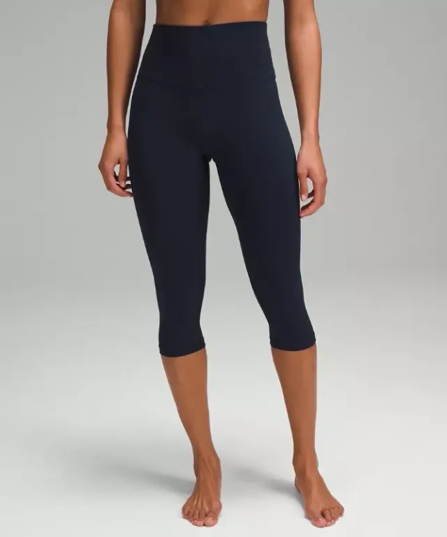lululemon IE lululemon – Women's Align High-Rise Crop Leggings – 17 – Color Blue – Size 10